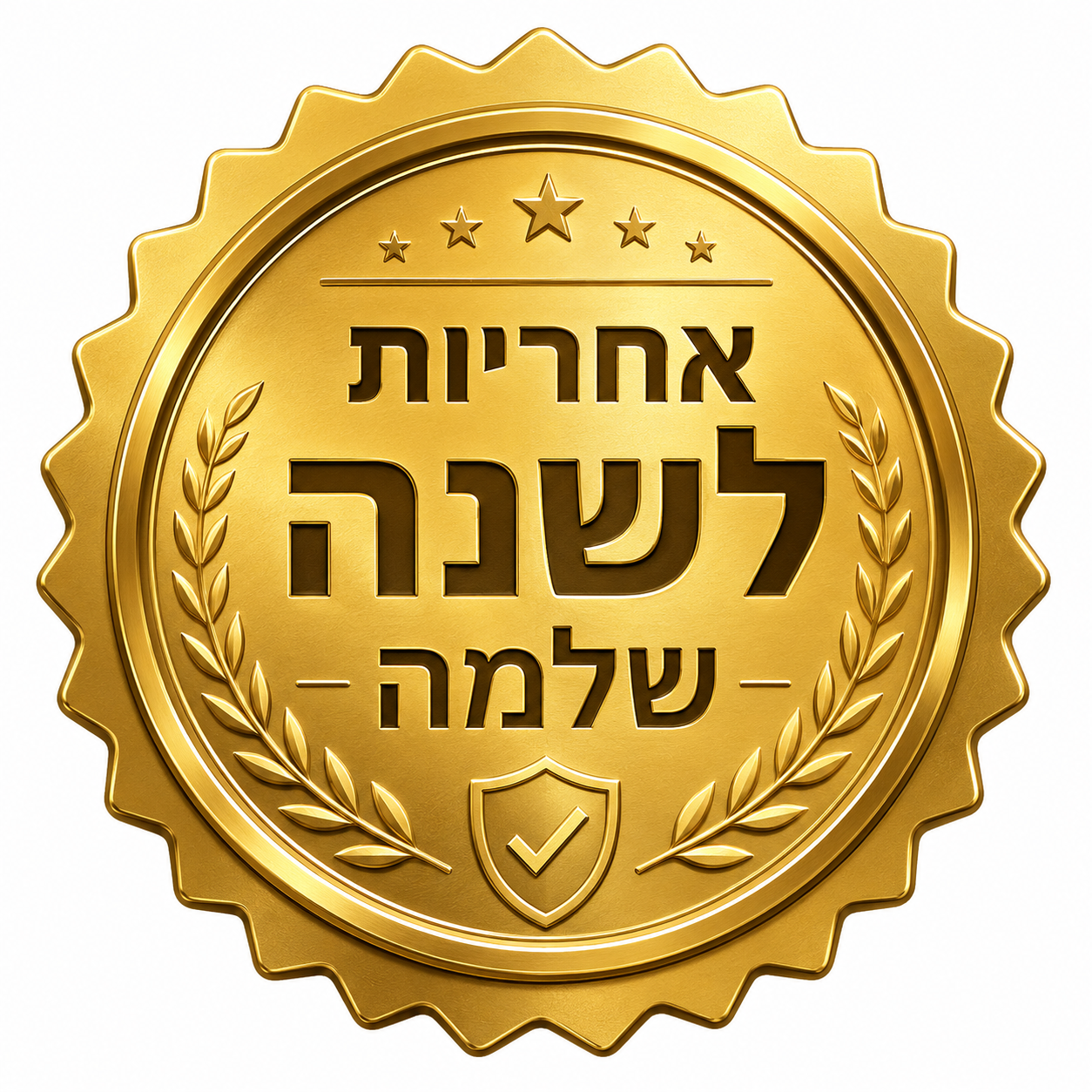 אחריות לשנה שלמה